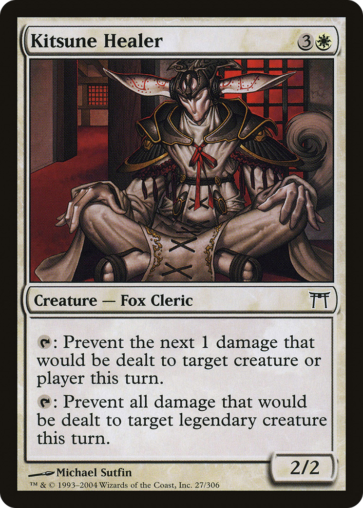 Image of Kitsune Healer (CHK-027) - Champions of Kamigawa