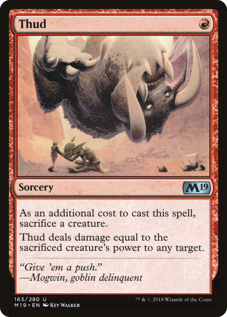 Image of Thud (M19-163) - Core Set 2019