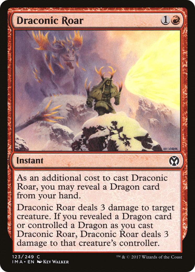 Image of Draconic Roar (IMA-123) - Iconic Masters