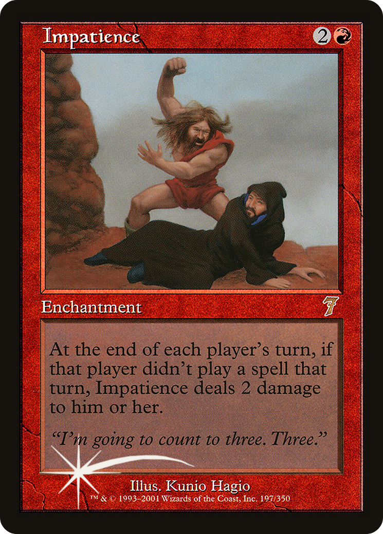 Image of Impatience (7ED-197) - 7th Edition