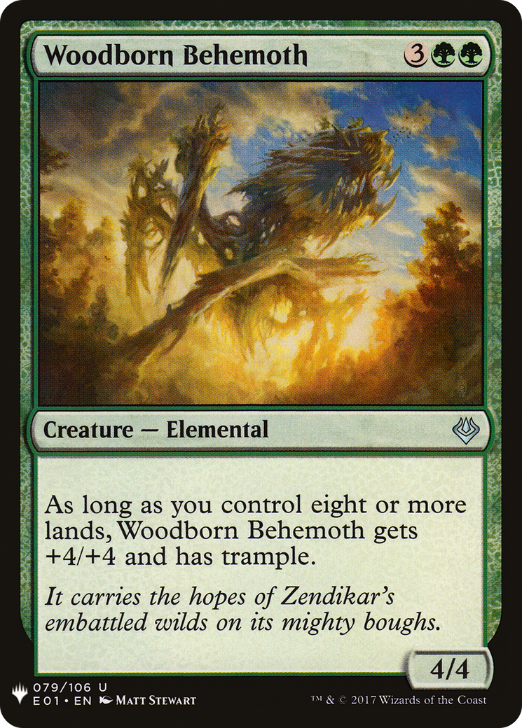 Image of Woodborn Behemoth (LIST-079) - The List