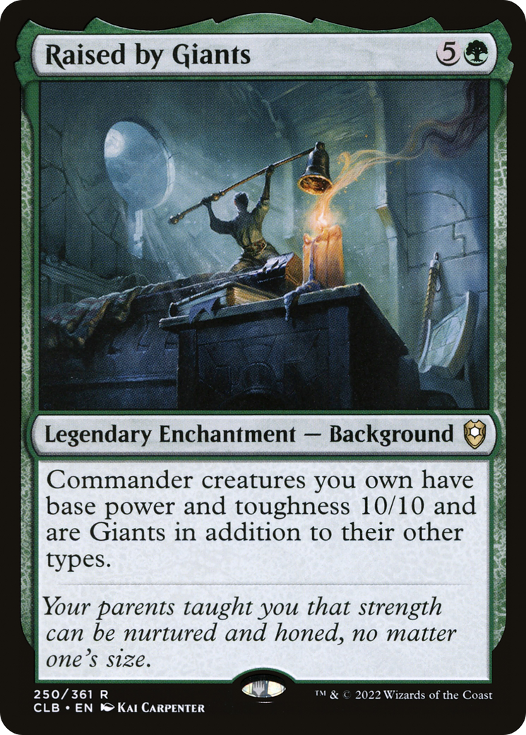 Image of Raised by Giants (CLB-250) - Commander Legends: Battle for Baldur's Gate