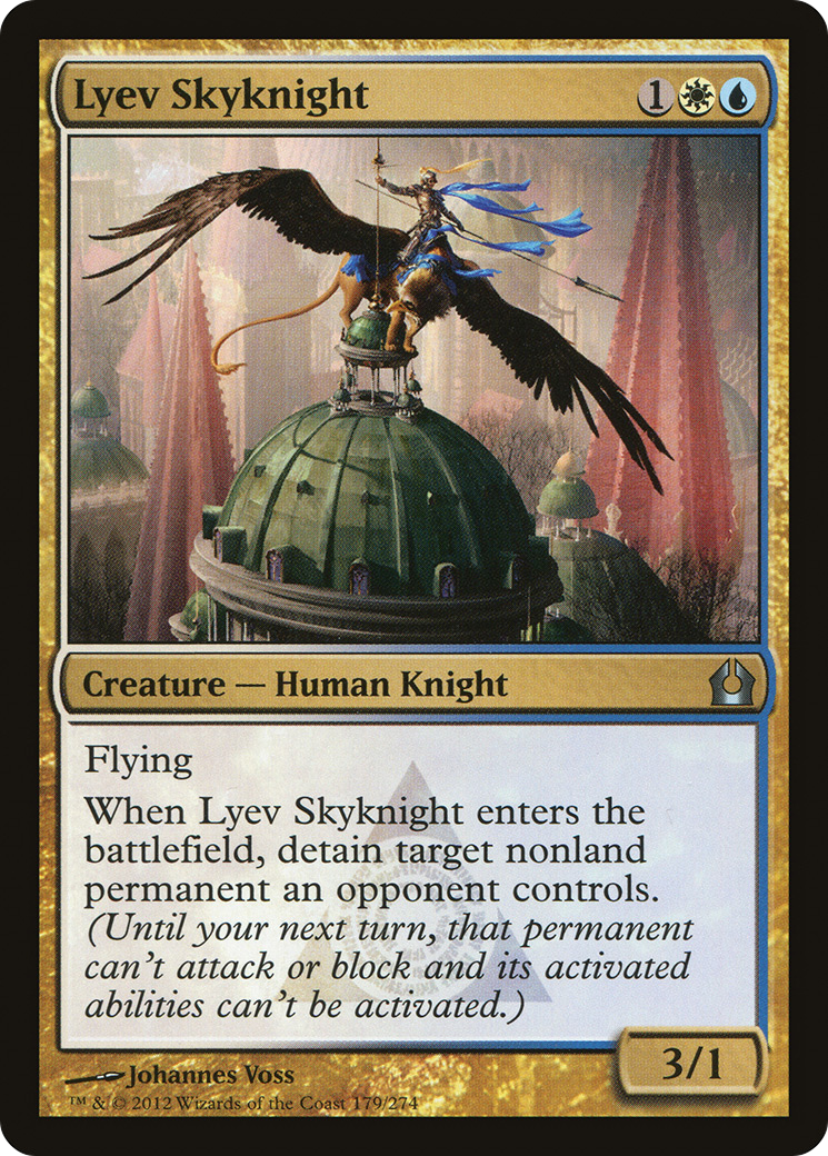 Image of Lyev Skyknight (RTR-179) - Return to Ravnica Foil