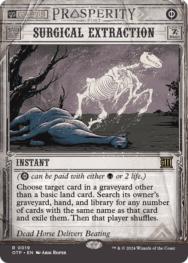 Image of Surgical Extraction (OTP-019) - Breaking News: (Showcase) (Borderless)