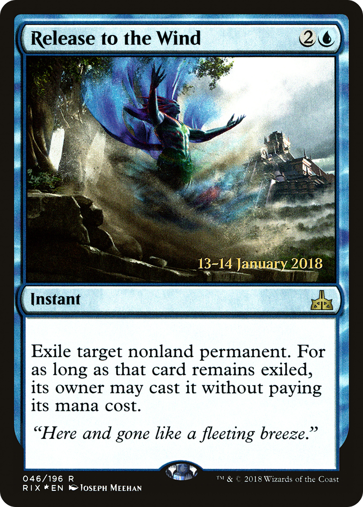 Image of Release to the Wind (PRE-046) - Rivals of Ixalan Promos Foil