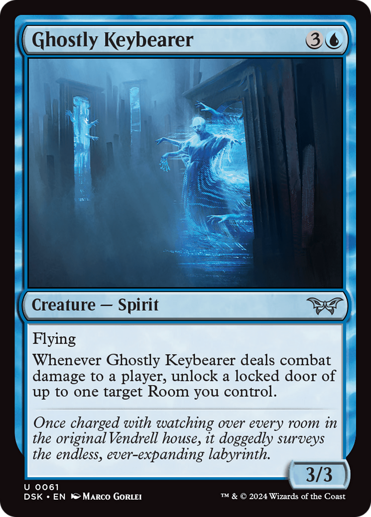 Image of Ghostly Keybearer (DSK-061) - Duskmourn: House of Horror Foil