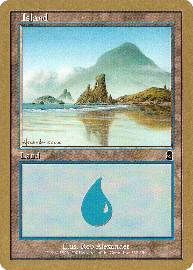 Image of Island (338) - 2002 Raphael Levy (ODY) (WCD-) - World Championship Decks 2002