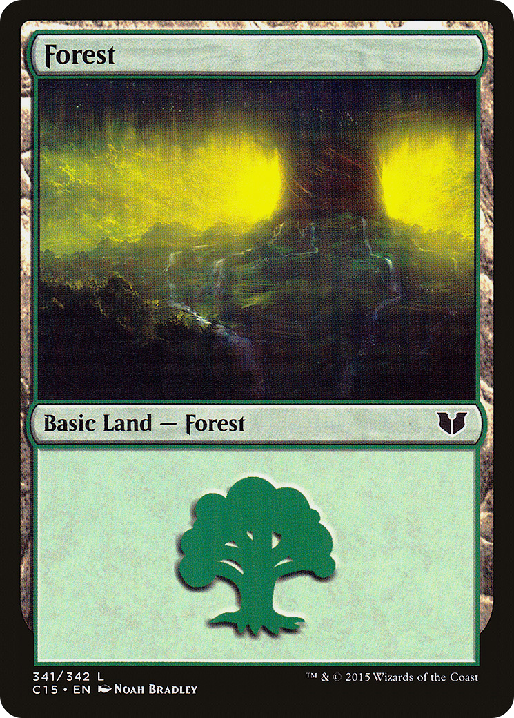 Image of Forest (341) (C15-341) - Commander 2015