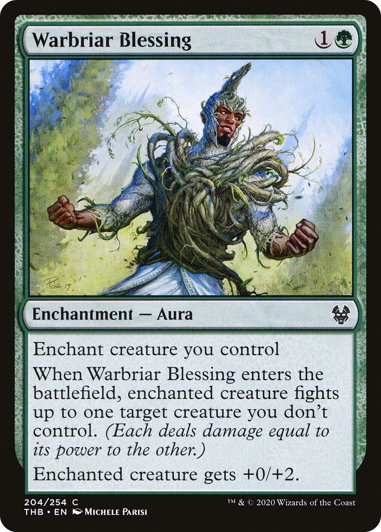 Image of Warbriar Blessing (THB-204) - Theros Beyond Death Foil