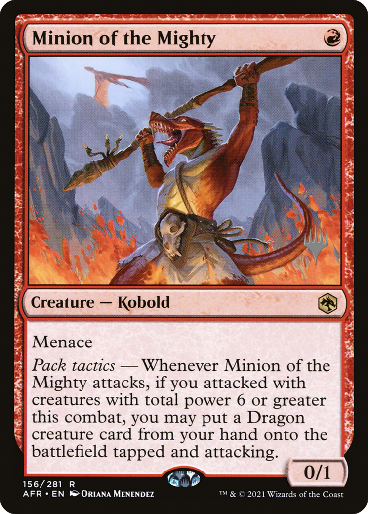 Image of Minion of the Mighty (PPAFR-156) - Adventures in the Forgotten Realms Promos Foil