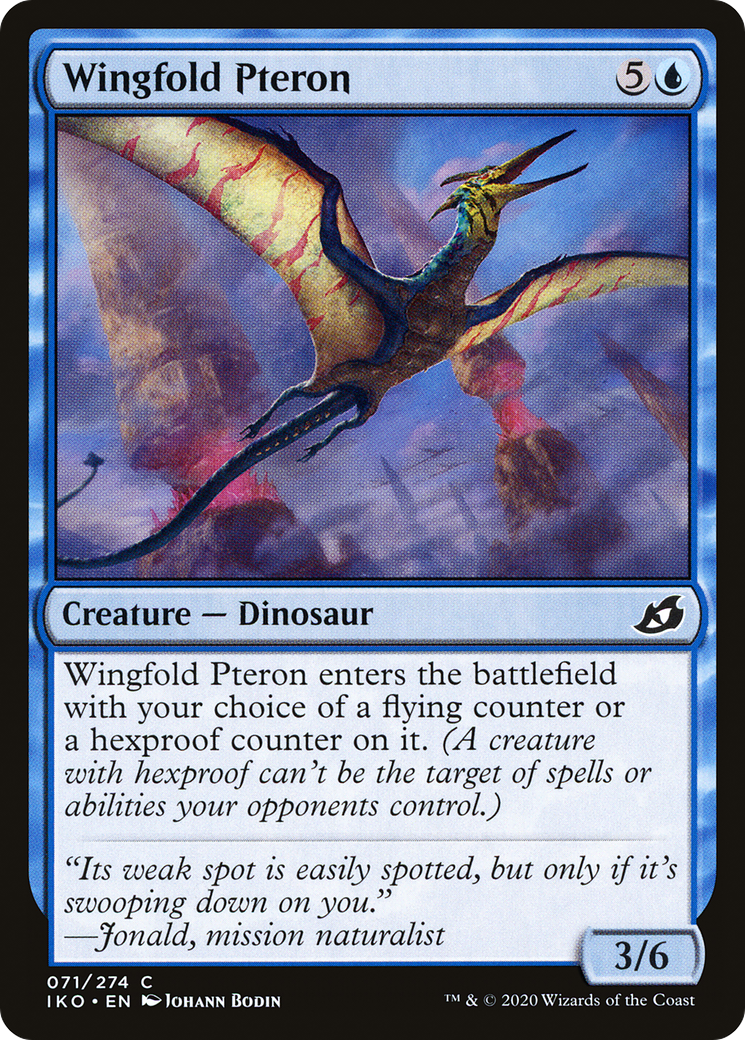 Image of Wingfold Pteron (IKO-071) - Ikoria: Lair of Behemoths Foil