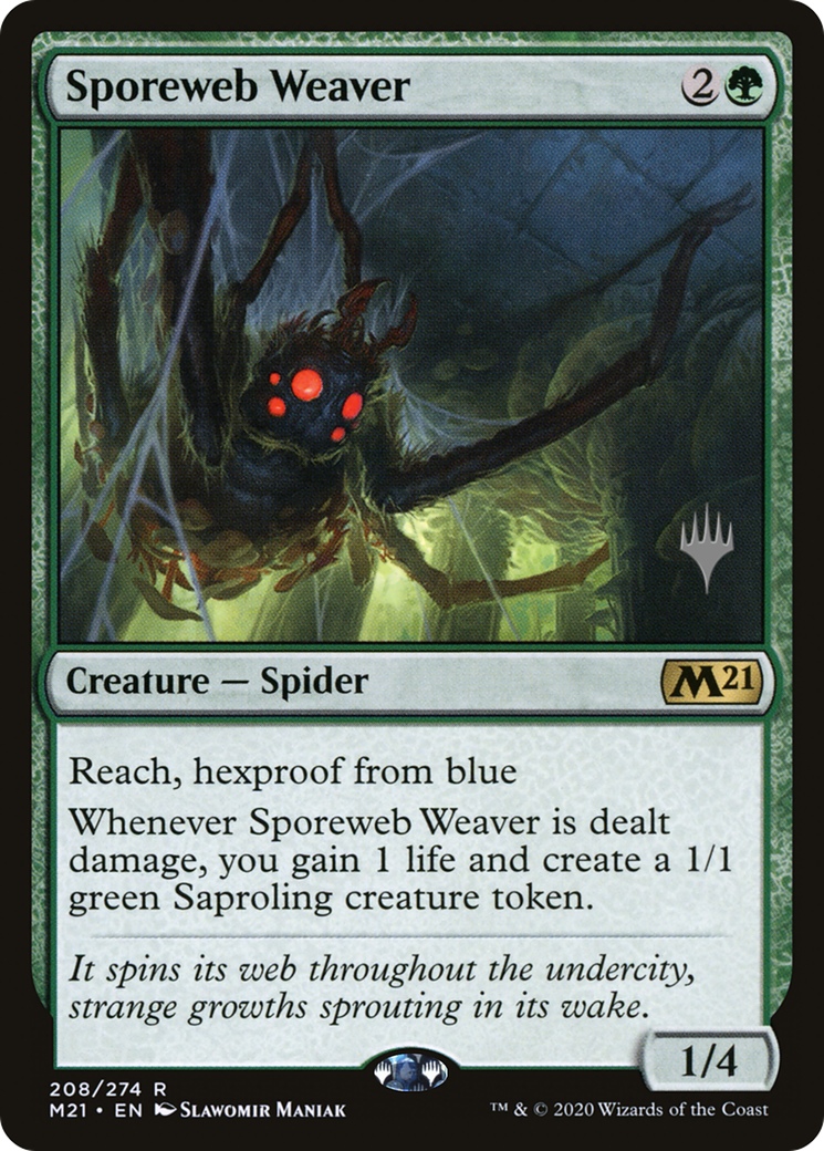 Image of Sporeweb Weaver (PPM21-208P) - Core Set 2021 Promos Foil