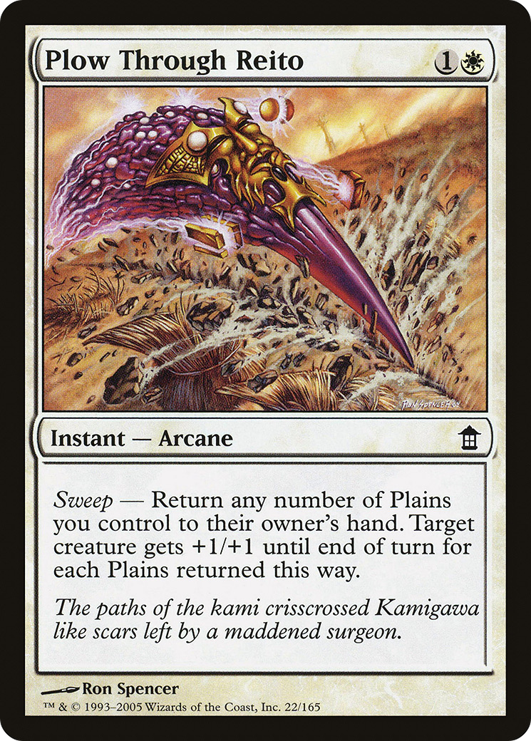 Image of Plow Through Reito (SOK-022) - Saviors of Kamigawa