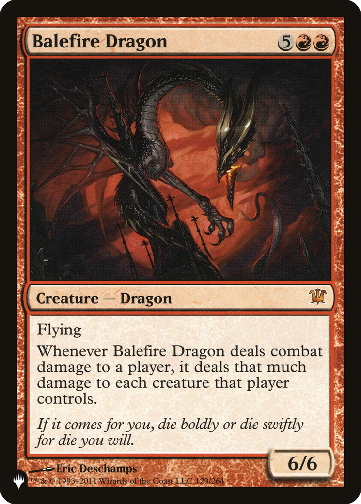 Image of Balefire Dragon (LIST-ISD-129) - The List