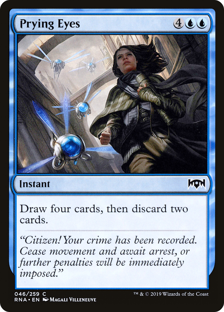 Image of Prying Eyes (RNA-046) - Ravnica Allegiance Foil