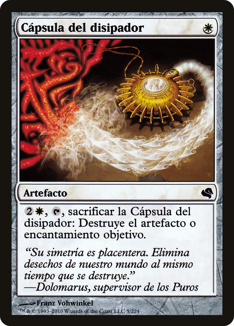 Image of Dispeller's Capsule (Spanish) - 