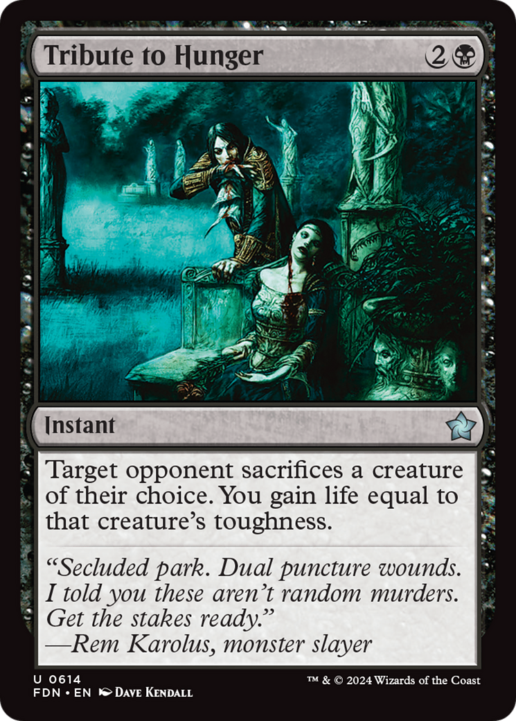 Image of Tribute to Hunger (FDN-614) - Foundations
