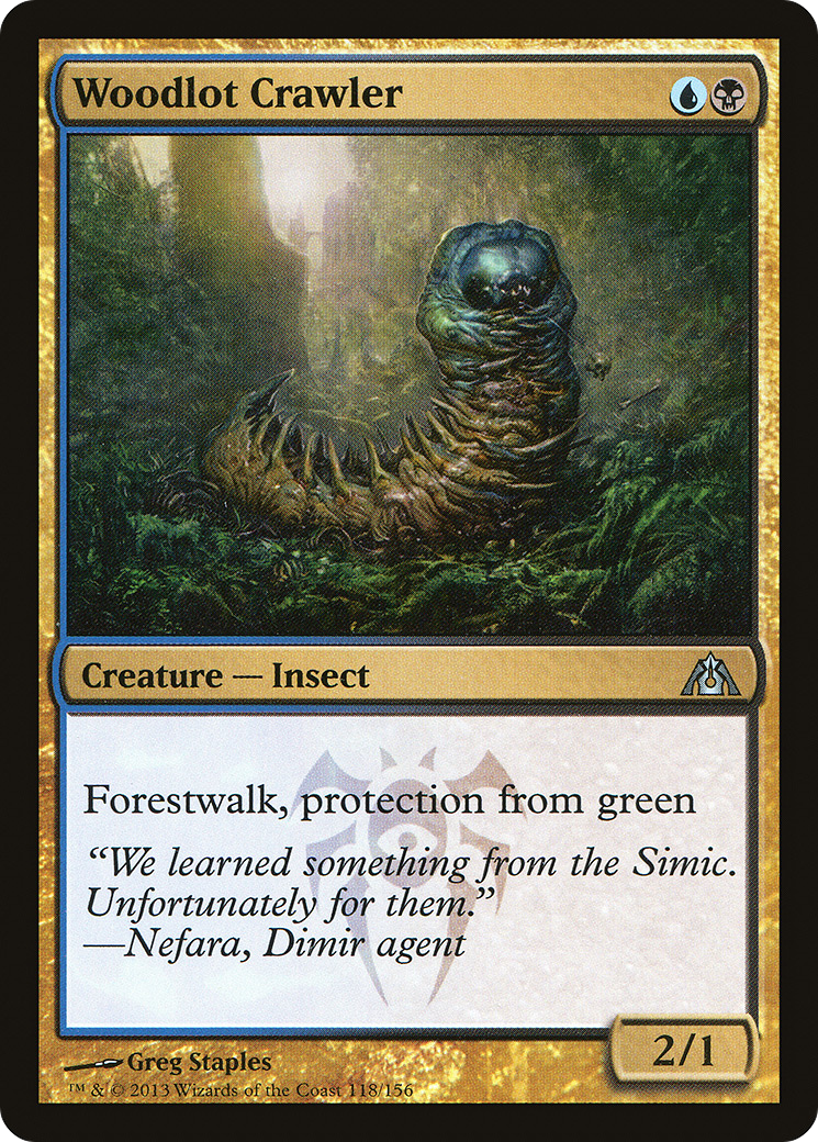 Image of Woodlot Crawler (DGM-118) - Dragon's Maze Foil
