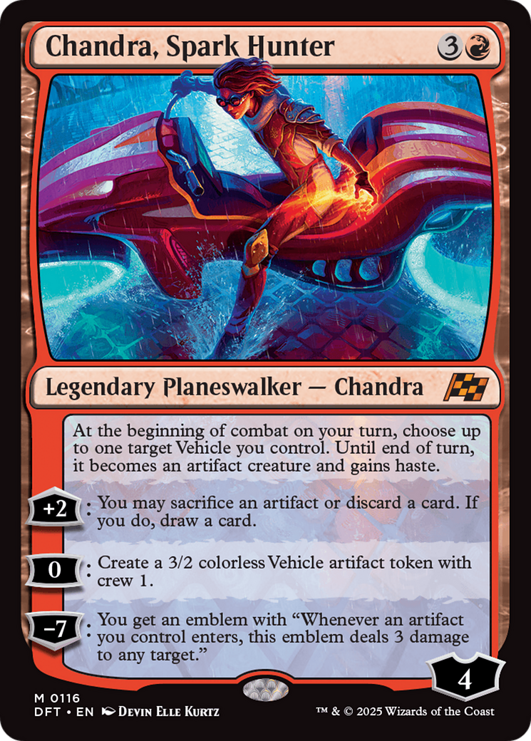 Image of Chandra, Spark Hunter (DFT-116) - Aetherdrift