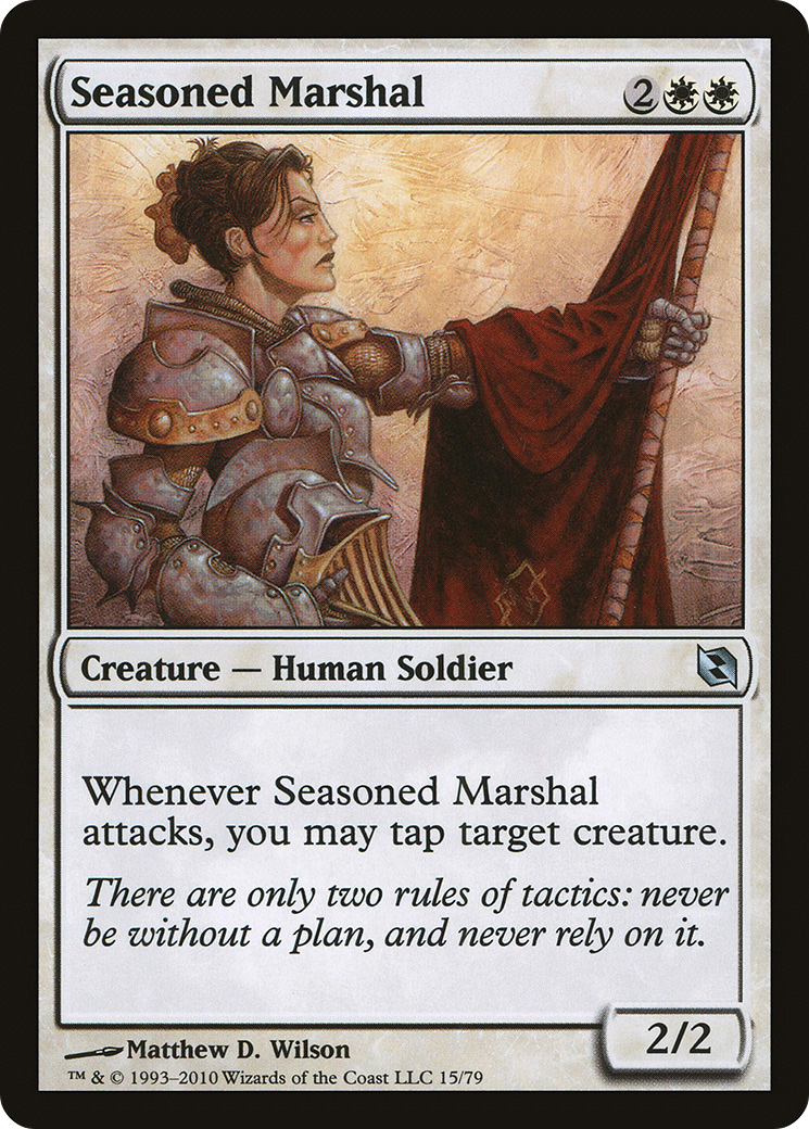 Image of Seasoned Marshal (DDF-015) - Duel Decks: Elspeth vs. Tezzeret