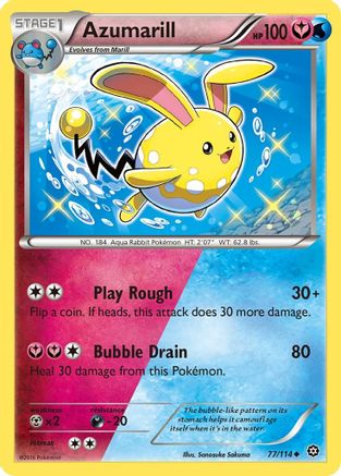 Image of Azumarill 077/114  XY  Steam Siege - Uncommon