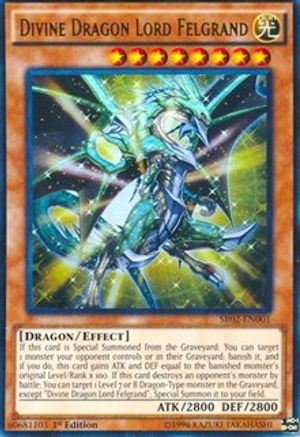 Image of Divine Dragon Lord Felgrand (SR02-EN001) - Structure Deck: Rise of the True Dragons 1st Edition