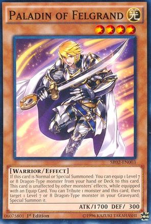 Image of Paladin of Felgrand (SR02-EN003) - Structure Deck: Rise of the True Dragons 1st Edition