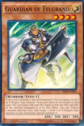 Image of Guardian of Felgrand (SR02-EN004) - Structure Deck: Rise of the True Dragons 1st Edition