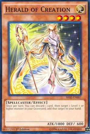 Image of Herald of Creation (SR02-EN007) - Structure Deck: Rise of the True Dragons 1st Edition