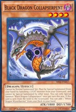 Image of Black Dragon Collapserpent (SR02-EN017) - Structure Deck: Rise of the True Dragons 1st Edition