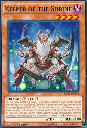 Image of Keeper of the Shrine (SR02-EN018) - Structure Deck: Rise of the True Dragons 1st Edition