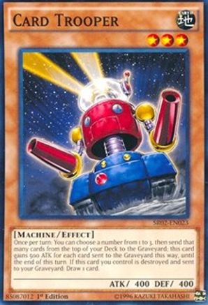 Image of Card Trooper (SR02-EN023) - Structure Deck: Rise of the True Dragons 1st Edition