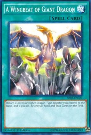 Image of A Wingbeat of Giant Dragon (SR02-EN027) - Structure Deck: Rise of the True Dragons 1st Edition