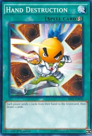 Image of Hand Destruction (SR02-EN030) - Structure Deck: Rise of the True Dragons 1st Edition