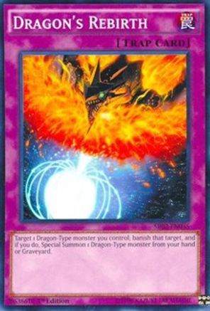 Image of Dragon's Rebirth (SR02-EN035) - Structure Deck: Rise of the True Dragons 1st Edition