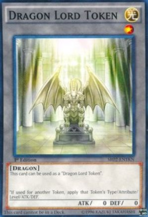 Image of Token: Dragon Lord (SR02-ENTKN) - Structure Deck: Rise of the True Dragons 1st Edition