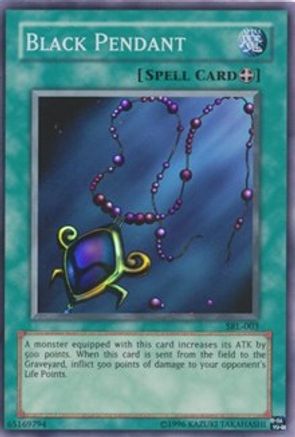 Image of Black Pendant (SRL-003) - Spell Ruler Unlimited