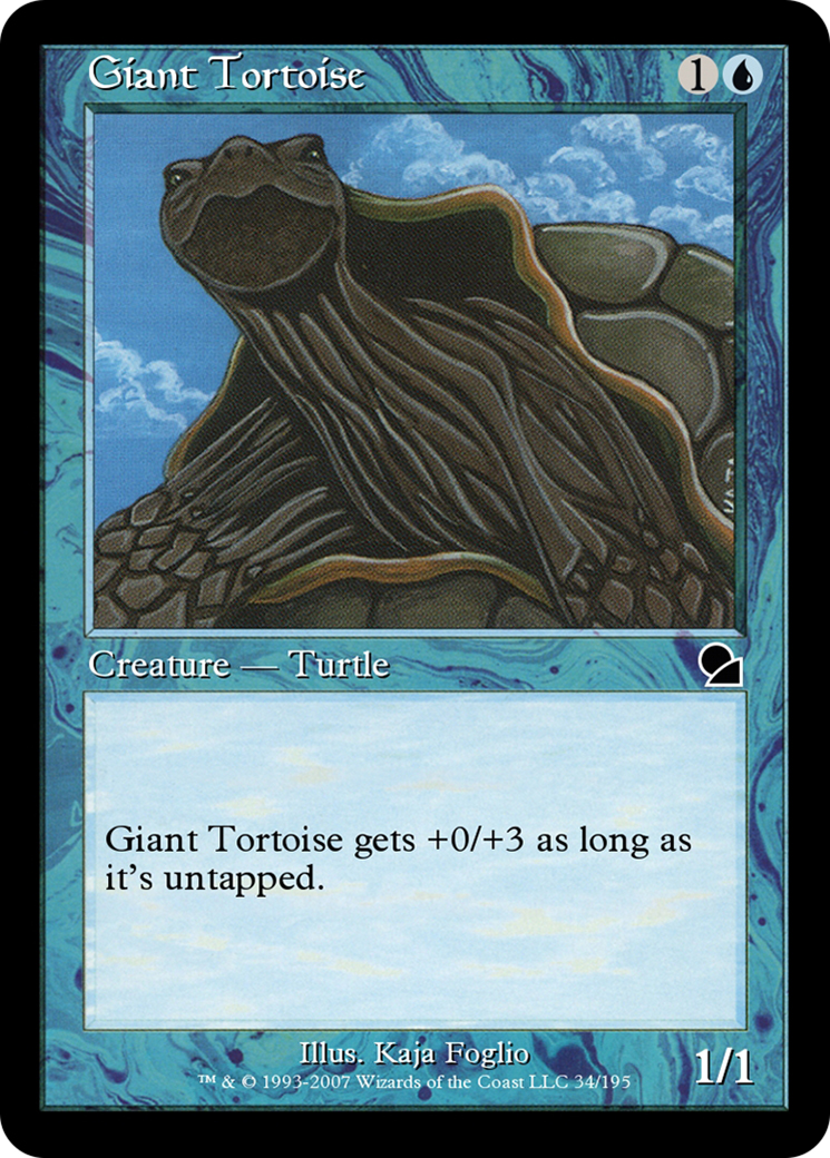 Image of Giant Tortoise (ME1-034) - Masters Edition Foil