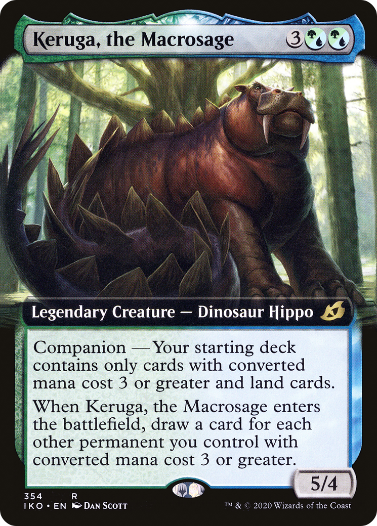 Image of Keruga, the Macrosage (Extended Art) (IKO-354) - Ikoria: Lair of Behemoths: (companion, Extended Art)