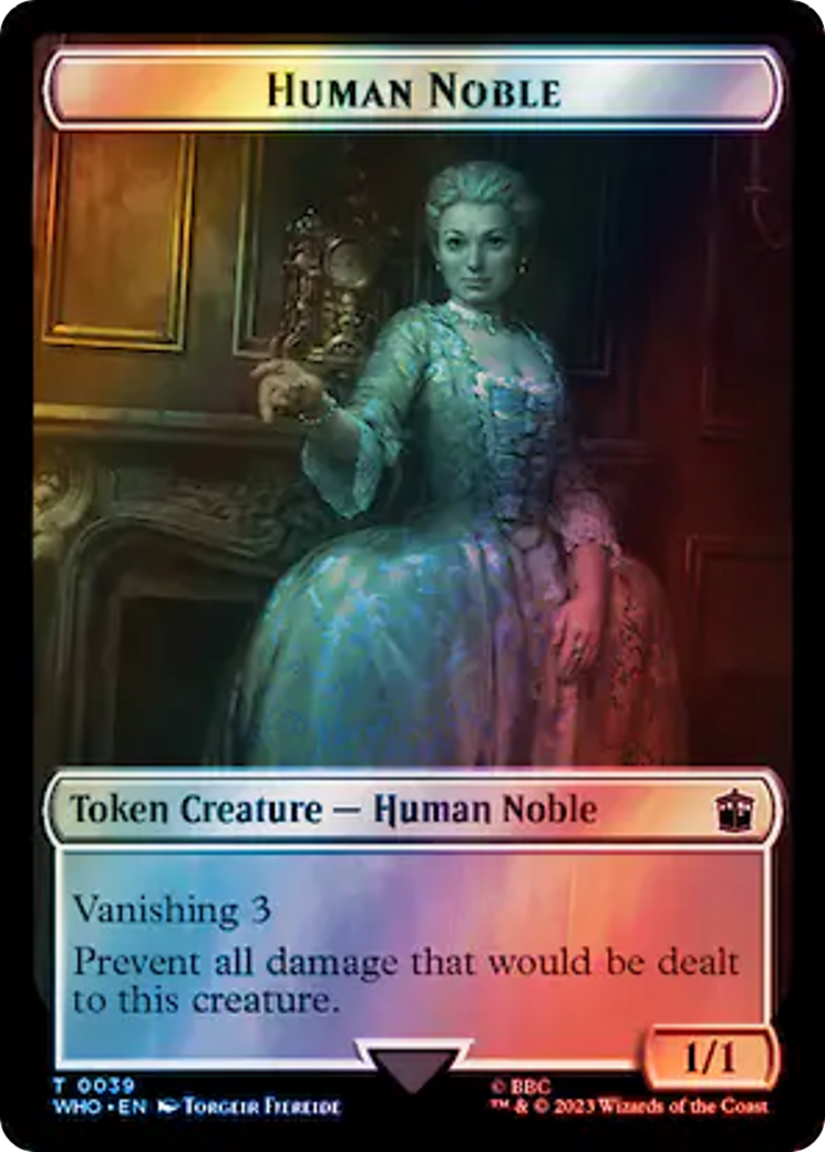 Image of Human Noble (TWHO-039) - Doctor Who Tokens Foil