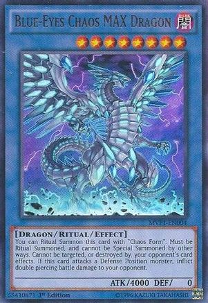Image of Blue-Eyes Chaos MAX Dragon (MVP1-EN004) - The Dark Side of Dimensions Movie Pack 1st Edition