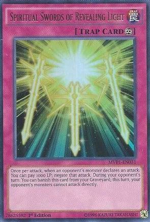 Image of Spiritual Swords of Revealing Light (MVP1-EN031) - The Dark Side of Dimensions Movie Pack Unlimited