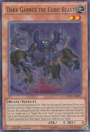 Image of Dark Garnex the Cubic Beast (MVP1-EN033) - The Dark Side of Dimensions Movie Pack 1st Edition