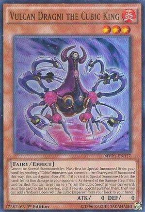 Image of Vulcan Dragni the Cubic King (MVP1-EN037) - The Dark Side of Dimensions Movie Pack 1st Edition