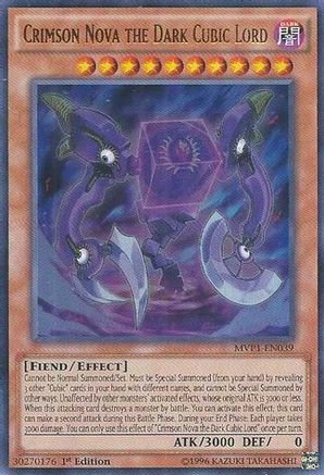 Image of Crimson Nova the Dark Cubic Lord (MVP1-EN039) - The Dark Side of Dimensions Movie Pack 1st Edition