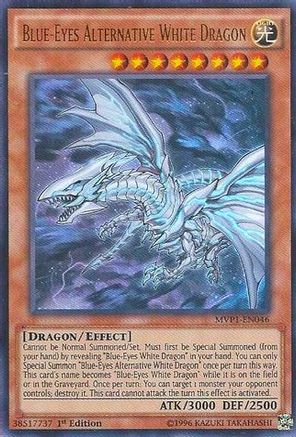 Image of Blue-Eyes Alternative White Dragon (MVP1-EN046) - The Dark Side of Dimensions Movie Pack 1st Edition