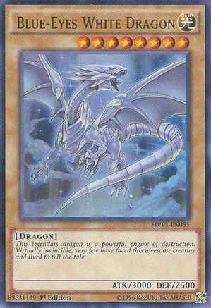 Image of Blue-Eyes White Dragon (MVP1-EN055) - The Dark Side of Dimensions Movie Pack Unlimited