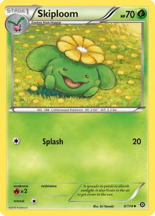 Image of Skiploom 004/114  XY  Steam Siege - Uncommon