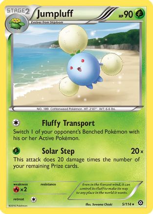 Image of Jumpluff 005/114  XY  Steam Siege - Rare