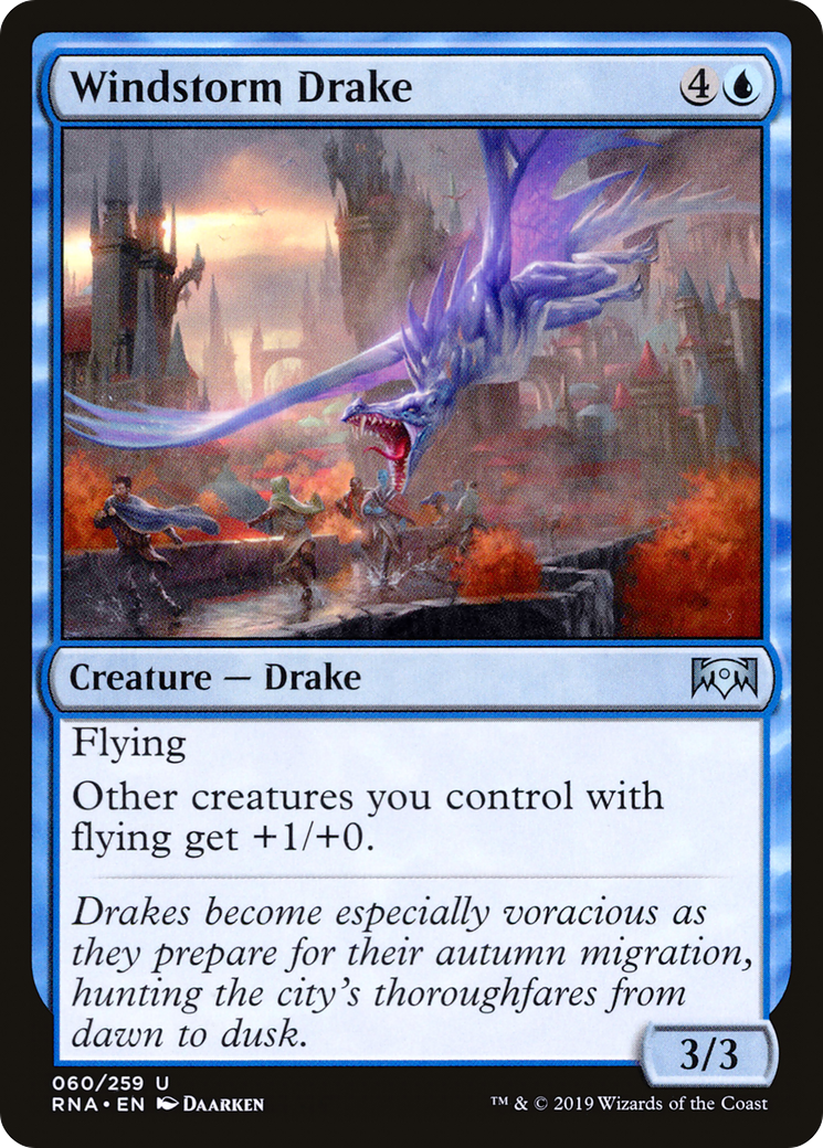 Image of Windstorm Drake (RNA-060) - Ravnica Allegiance